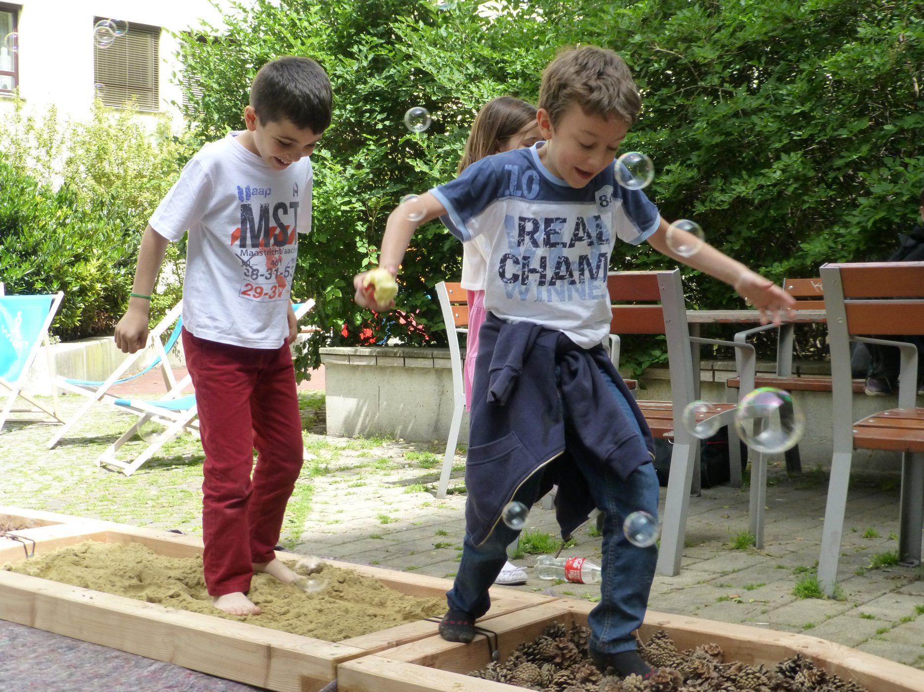 Barfuß-Parcours - Wien zu Fuß
