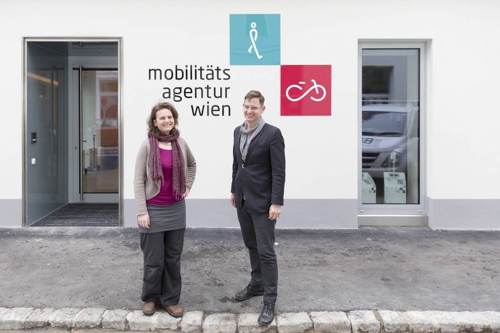 Treffen Sie Petra Jens, Beauftragte für Fußverkehr und Martin Blum, Radverkehrsbeauftragter in der Mobilitätsagentur Wien