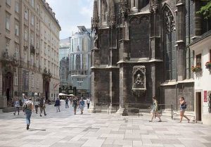 Visuelle Darstellung des Stephansplatzes nach dem Umbau. Copyright: Kirsch ZT gmbh