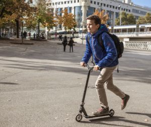 Micro-Scooter. Foto: Mobilitätsagentur Wien/Stephan Doleschal