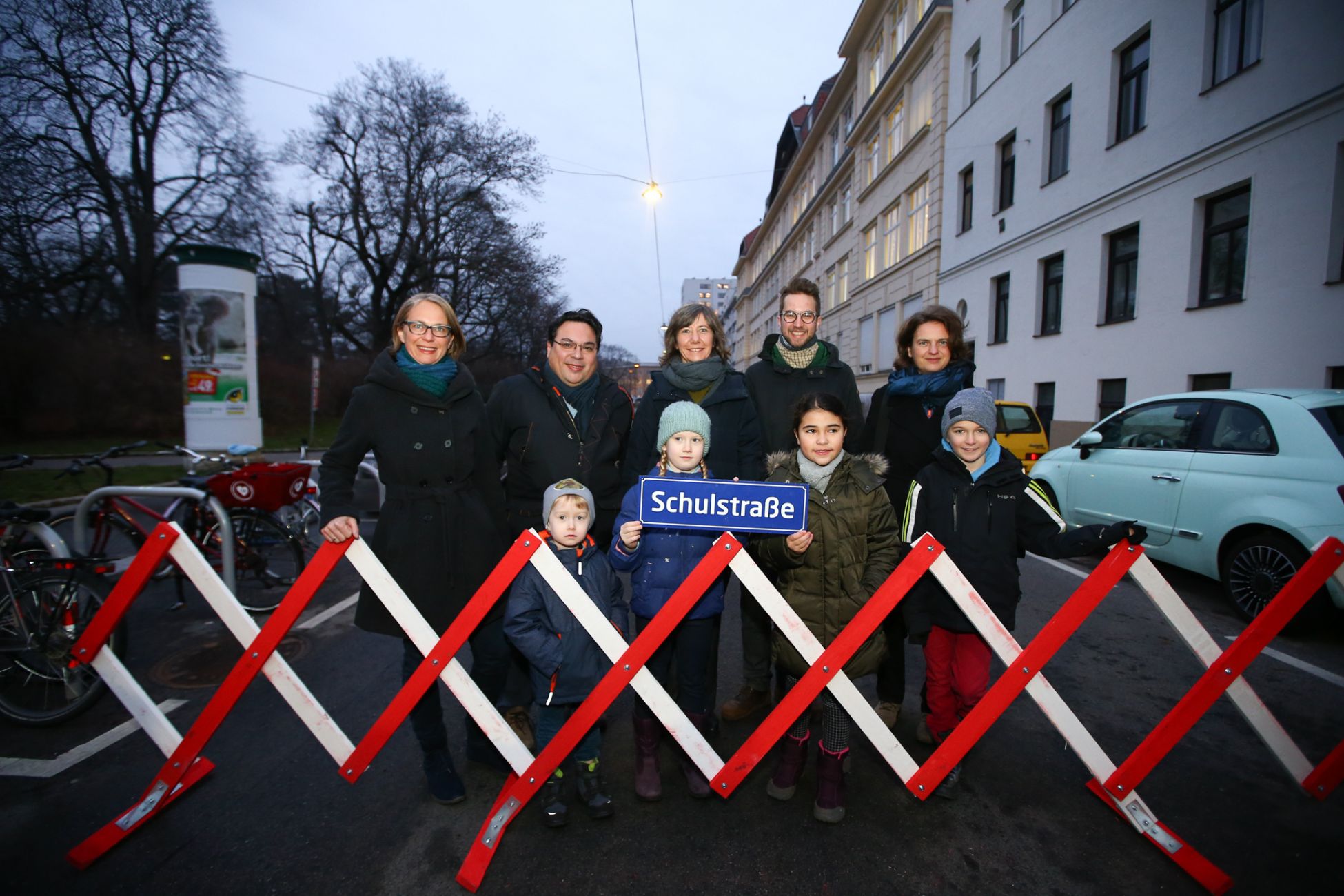 Wien hat nun 5. Schulstraßen. Die neueste in der Märzstraße in Penzing.