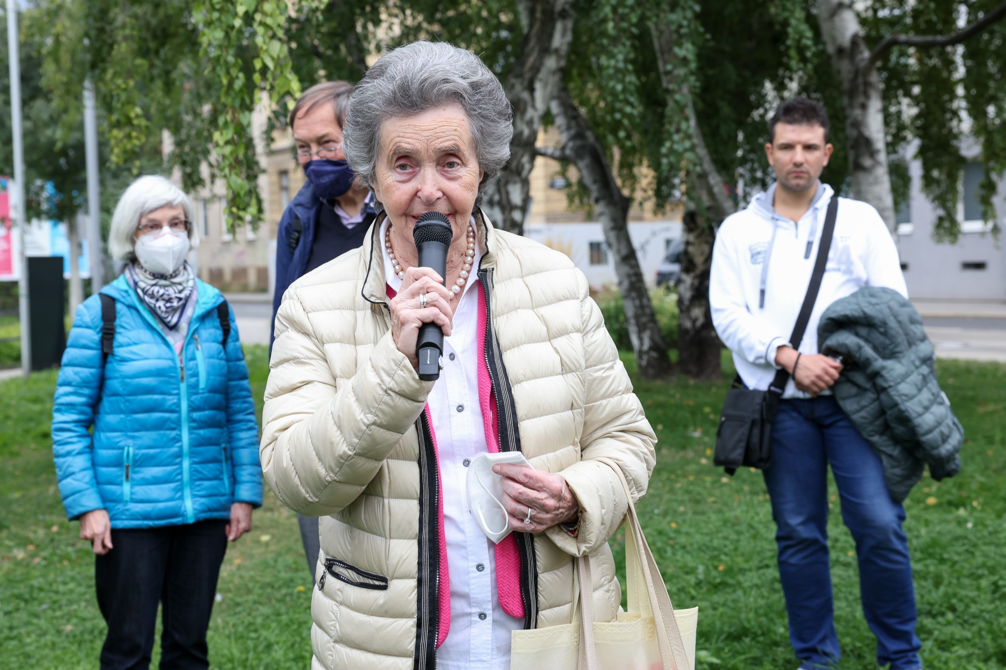 Trude Neuhold vom Bezirksmuseum Hernals