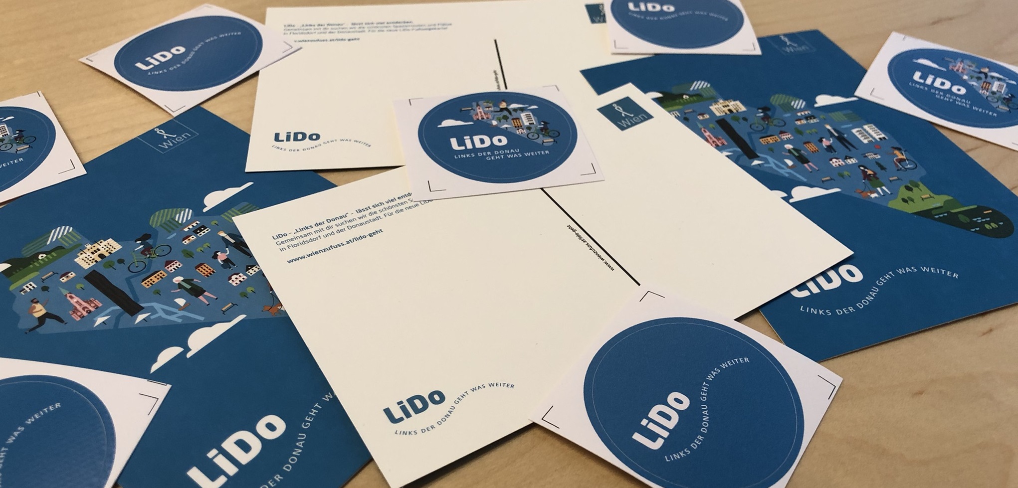 Freecards und Pickerl von "LiDo geht"