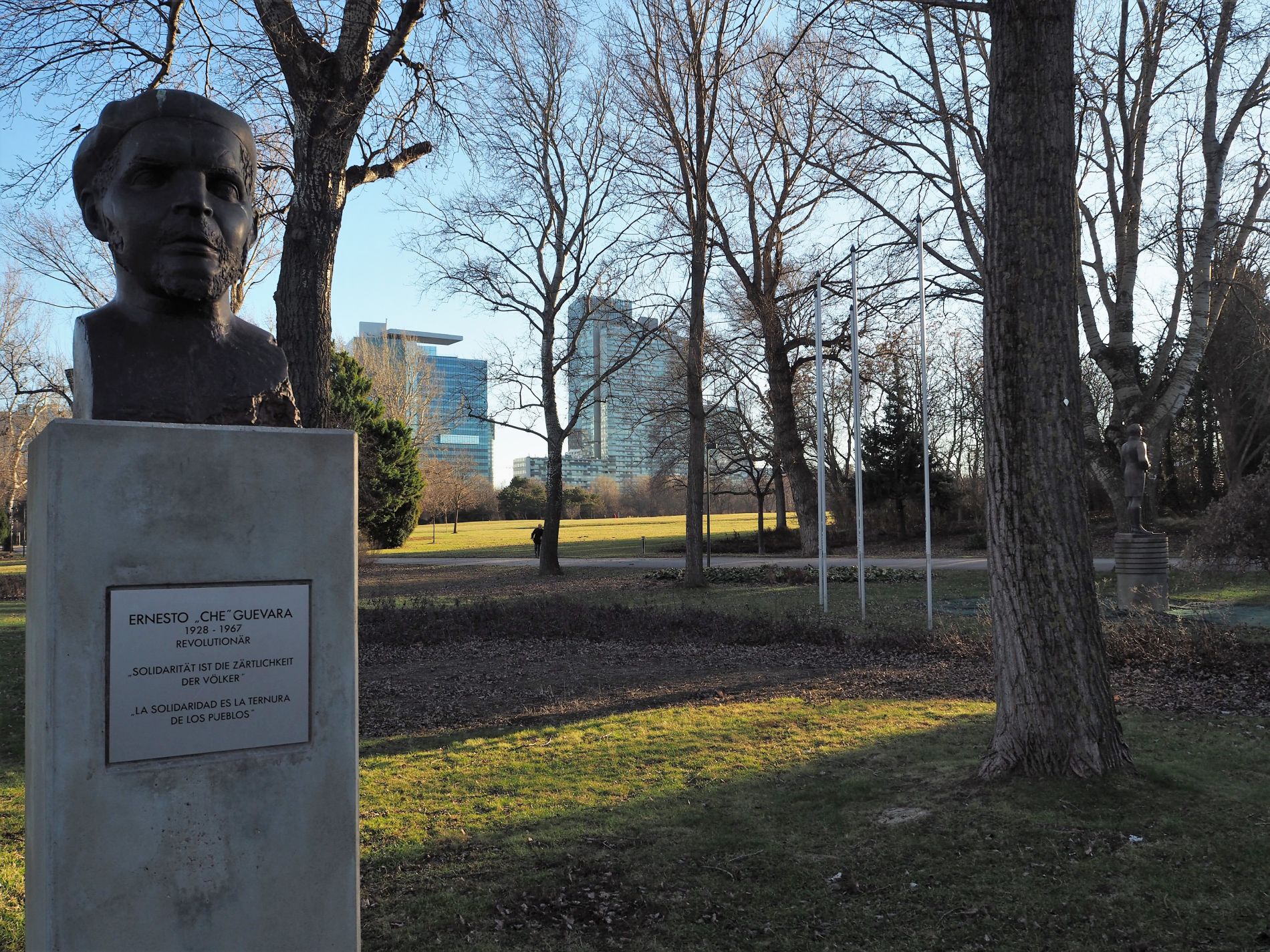 Che Guevara Statue im Donaupark