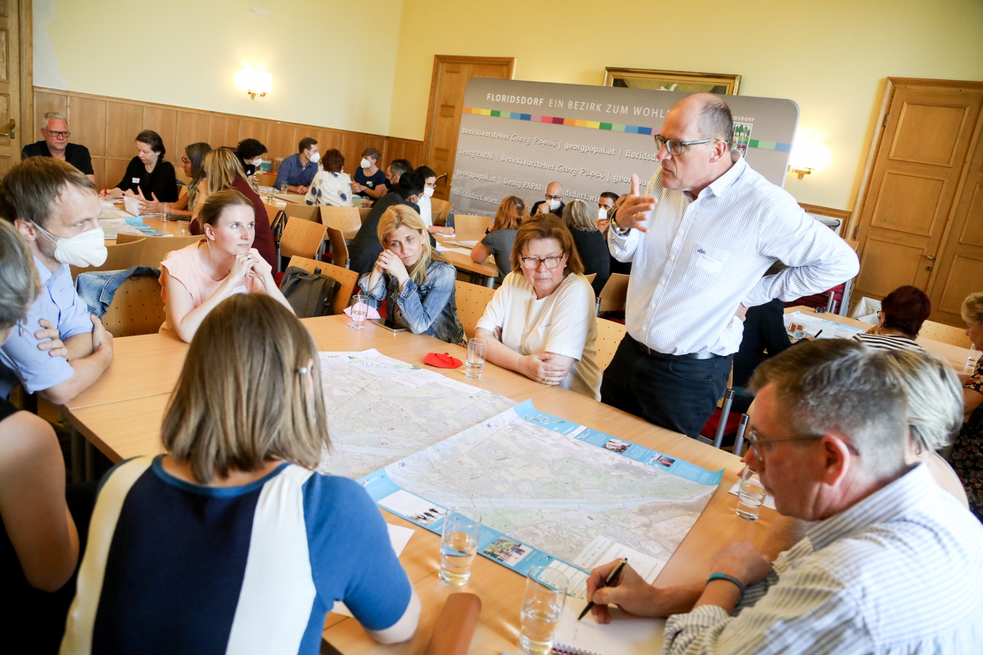 Peter Lenz beschreibt den Planungsprozess in der Stadt Wien