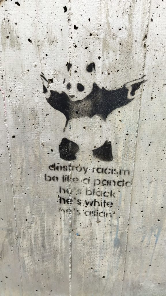 Graffiti mit einem Panda