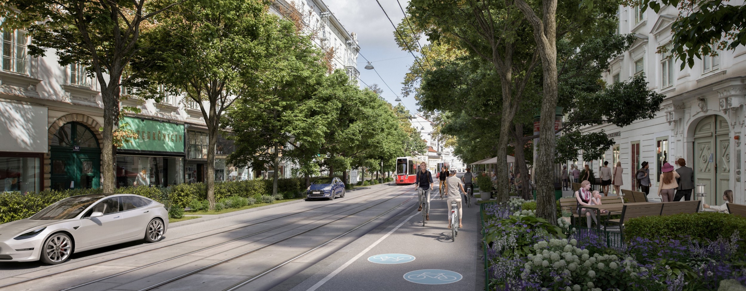 Visualisierung Wiedner Hauptstraße