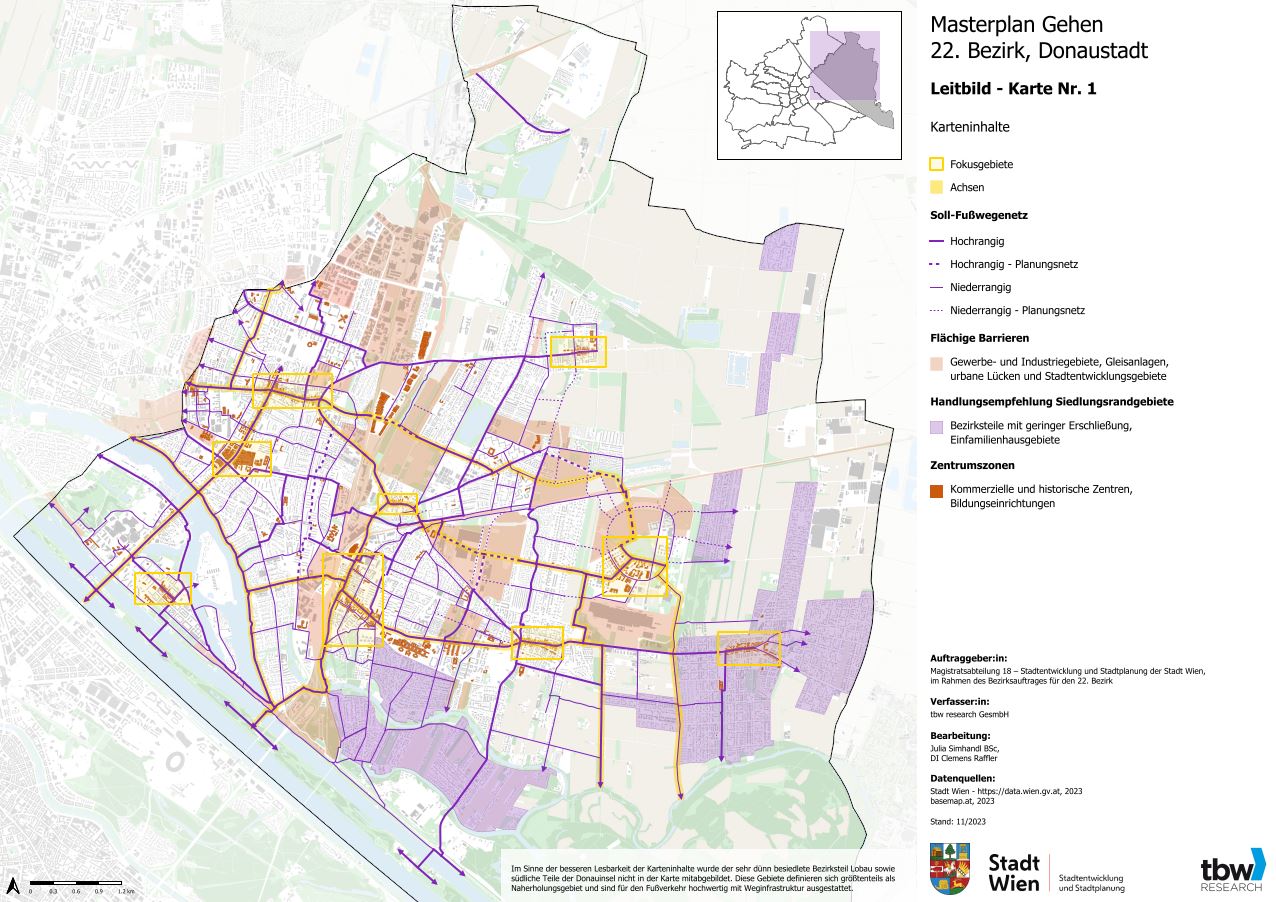 Masterplan Gehen Donaustadt 2023